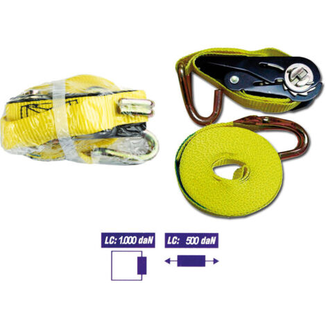 SIFER RATCHET 25 MM 4,5 M GANCHO CERRADO BLIS SIRT25-5-GC
