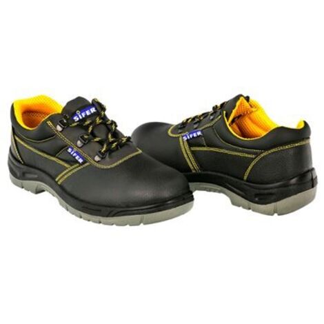 SIFER/Safety ZAPATO de seguridad "Vidar" Talla 42 S3 Punta+Plantilla fabricado en poliuretano, TST, espuma de látex y tecnología