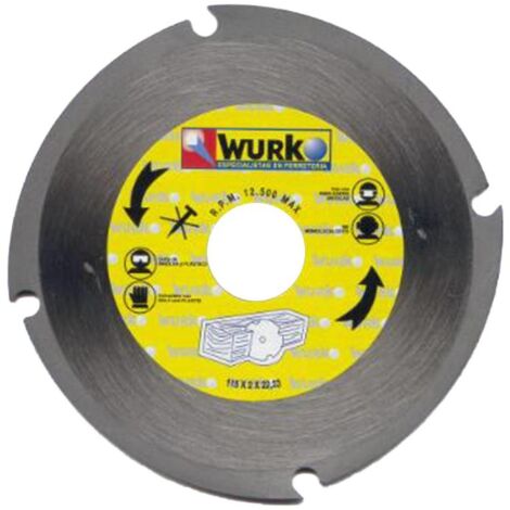 SIFER Sierra disco para madera y plástico 230mm (no aglomerado)