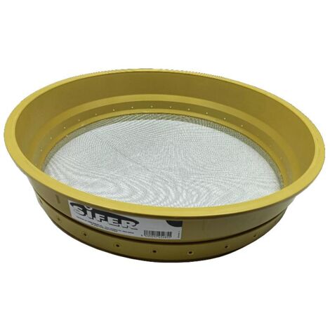 SIFER sifer criba plastico 450x100x2 mm - nº10 370504 , Cuerpo realizado en plástico resistente. Nervio superior del aro reforzadoMalla de acero galvanizado. Conocido como cerneder