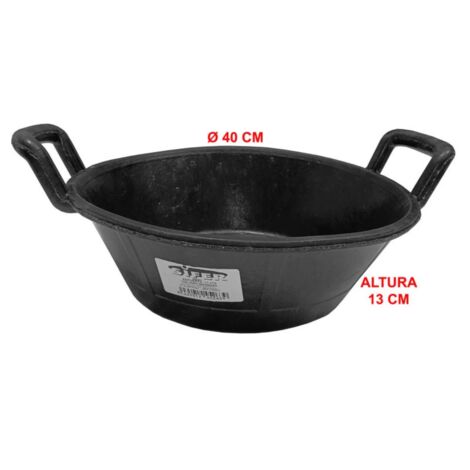 SIFER sifer espuerta 11 l goma reforzada 2 asas ø40x13cm 320221
