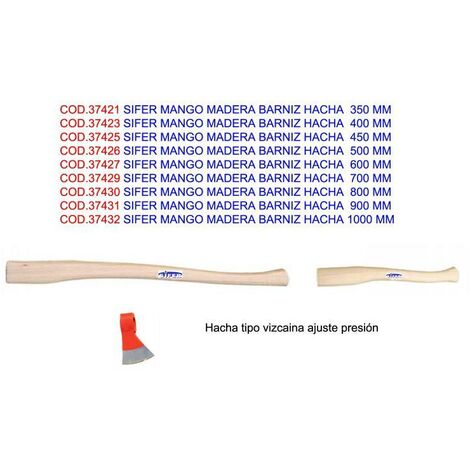 SIFER sifer mango madera barniz hacha  700 mm , sifer mango madera barniz hacha  700 mm