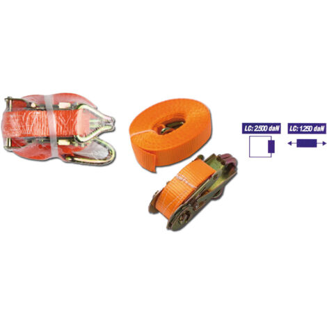 SIFER sifer ratchet 35mm 5,5+0,5m gancho cerrado 2500 sirt35-6-gc
