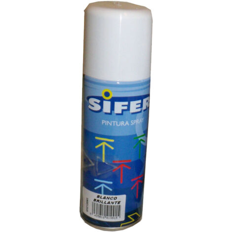 Sifer Spray Esmalte Sintético Brillante 200ml Blanco Brillo