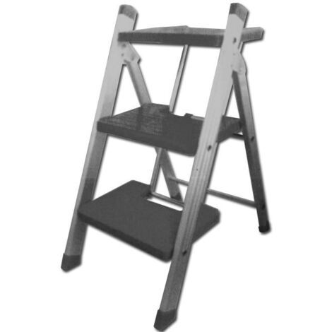 SIFER TABURETE BRIO ALUMINIO REFORZADA 3 PELDAÑOS ANCHOS 05002