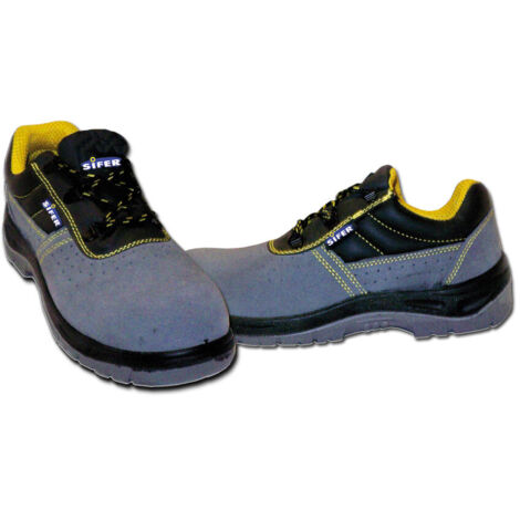 sifer zapato seguridad piel serraje s1p puntera nº44 yss9190