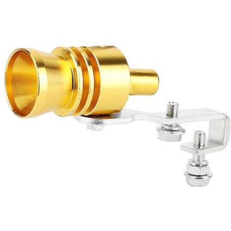 Sifflet à turbine pour pot d'échappement, haut-parleur, accessoire automobile/moto modifié, or
