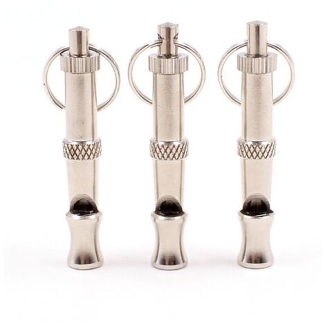 Sifflet de chien à noyau de cuivre ultrasonique naturel pur 3pcs pour arrêter d'aboyer