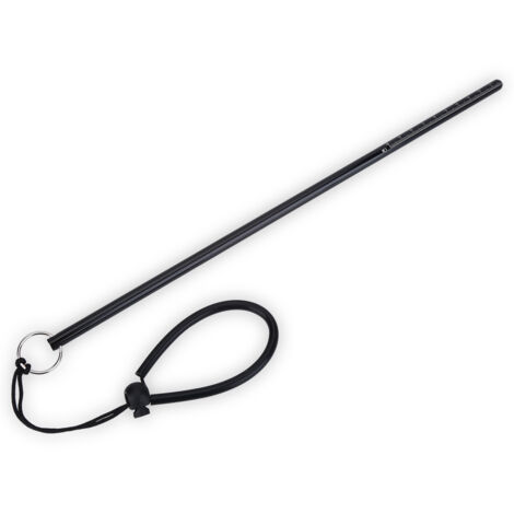 Sifflet de plongée en alliage d'aluminium coloré avec cordon (Noir) - Accessoire sécurité plongée sous-marine