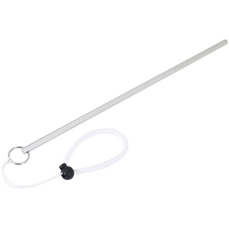 Sifflet de sécurité en aluminium anodisé, sifflet de survie avec dragonne (argent)
