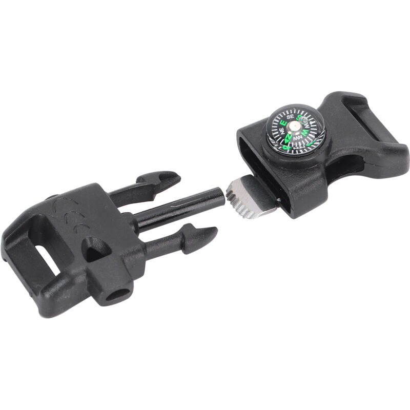 Sifflet de survie multifonction en plastique avec boucle pour randonnée et camping Sifflet de survie multifonction en plastique avec boucle pour randonnée et camping