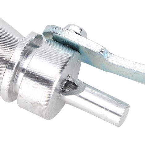 Sifflet d'échappement Turbo Sound pour pot d'échappement en alliage d'aluminium argenté