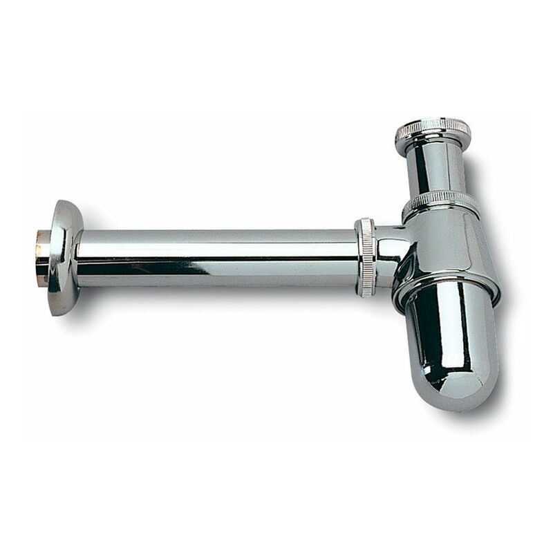 

Sifón botella de latón cromado 1 1/4'' 32mm para lavabo