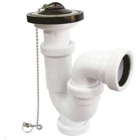 Sifón C-11 Curvo 1"1/2 Con Válvula - CREARPLAST