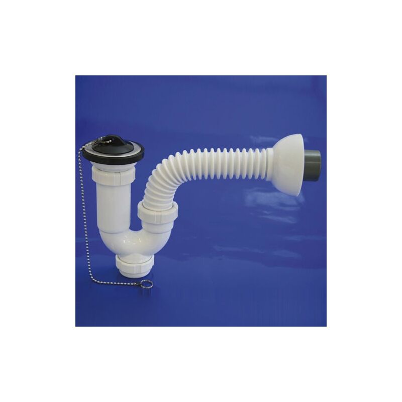 

Sifon curvo extensible t-32-f multiorientable 1 1/2, con válvula y tapón.