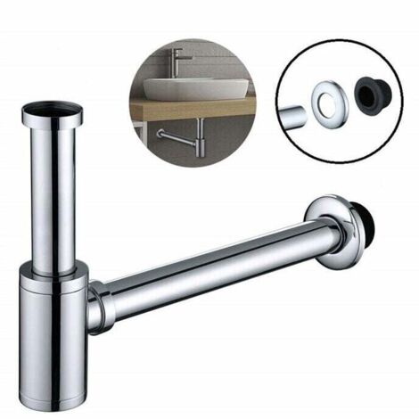 Sifón de acero inoxidable para fregadero, altura ajustable, G1-1-4