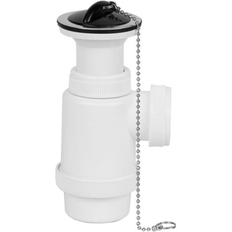 Sifon de botella extensible v70 1 1/2 con cadena y tapon
