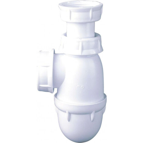 Sifón de lavabo ajustable de PVC Ø32