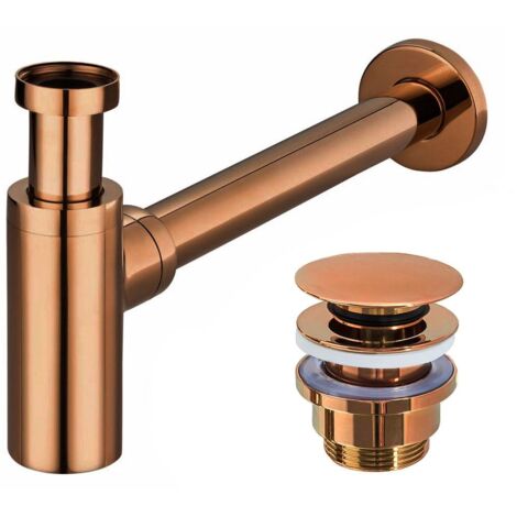 SIFÓN DE LAVABO KLIK-KLAK UNIVERSAL REA KLIK-KLAK COPPER