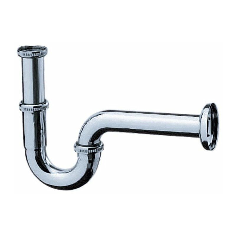 

Hansgrohe - Sifón de tubo cromado de 1 1/4