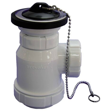 Sifón desague botella T-3M Mini Válvula/cadena Ø70 x 1 1/4-Ø32