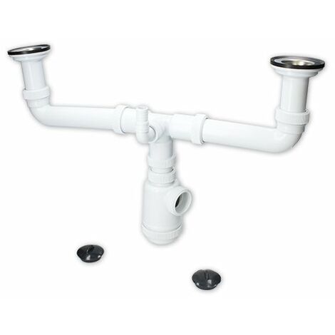 FONTASTOCK SIFÓN DOBLE EXT.CON VAL.1-1/2" 32/40 FNK