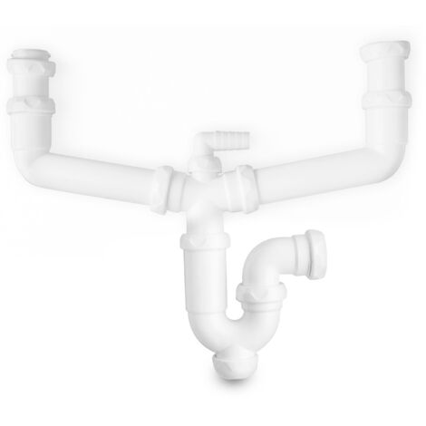 Sifón Doble Extensible 1 1/2" Uso Versátil
