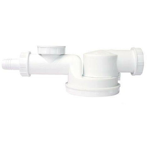 Sifon Espacio 1 Seno Orientable Con Valvula Y Toma Espacios Reducidos