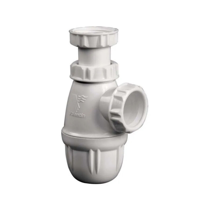 

Sifón de lavabo ajustable con base extraíble
