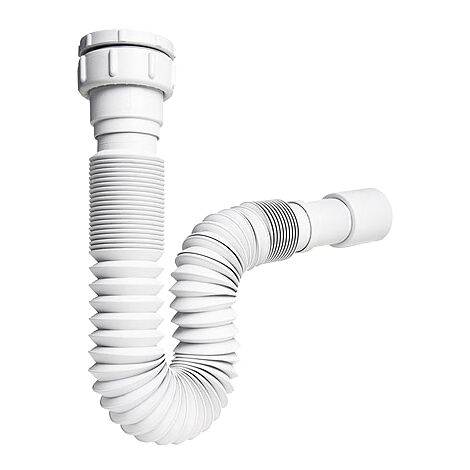 Sifón extensible universal blanco 11/4x32-11/2x40 Wirquin