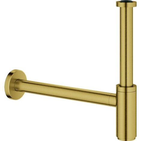 Sifón GROHE 28912 para lavabo de 1 1/4 pulgadas geb dorado brillante.