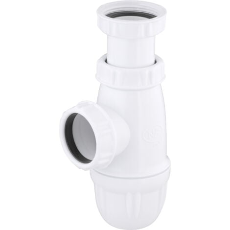 Sifón para Fregadero QUICK PLOMBERIE - 1' 1/2 Ø40 altura ajustable 62 a 97mm