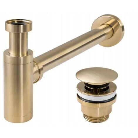 SIFÓN PARA LAVABO GOLD MAT REA