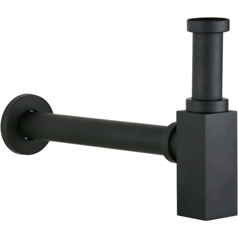 

Sifón para lavabo modelo negro mate Ponsi BTSCAKVR41 | Negro mate