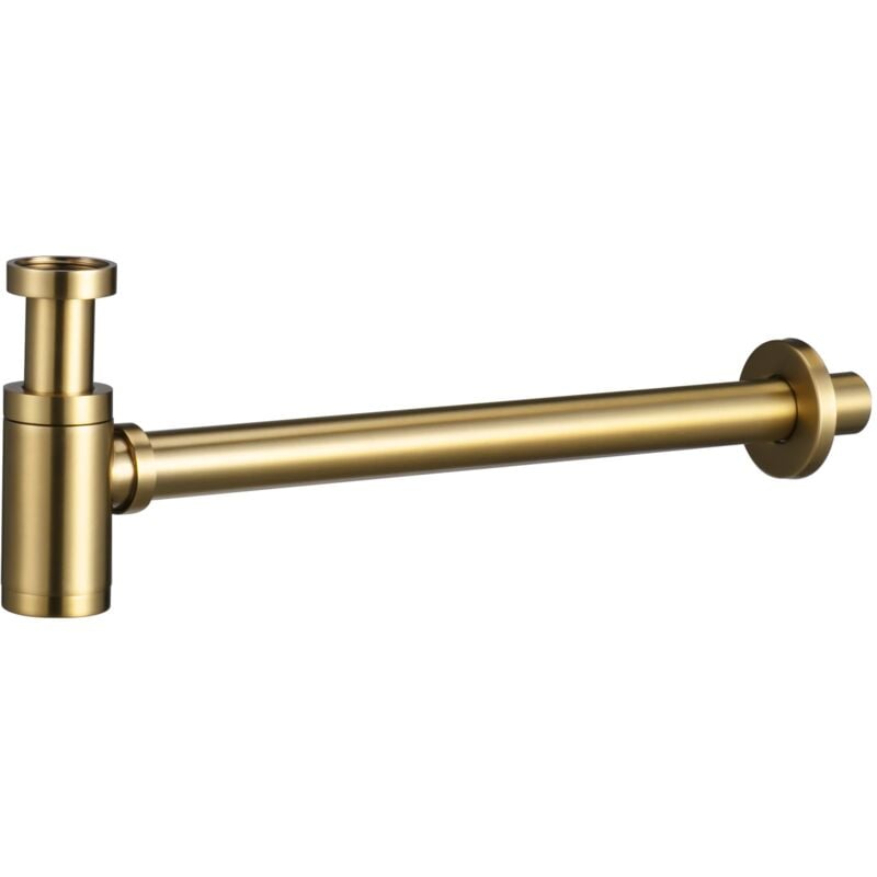 Imex - SCL002/OC Sifón Redondo Color Oro Cepillado - ref: SCL002/OC