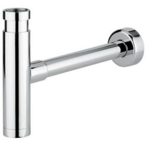 Sifón telescópico de lujo para lavabo de 1"1/4 con tapa prolongada de 150 mm - Idral