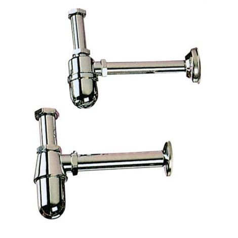 SIFONE A BOTTIGLIA OTTONE CROMATO D  1