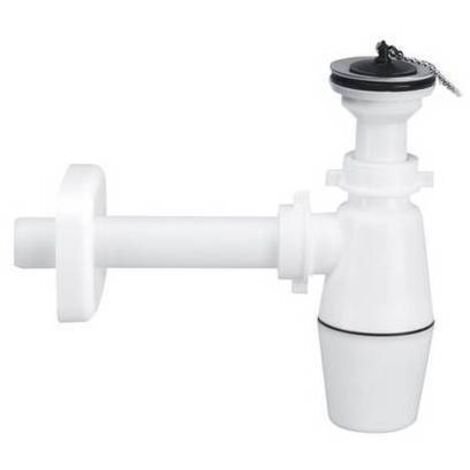 SIFONE A BOTTIGLIA PER LAVABO CON PILETTA 1"1/4 x 32 LIRA