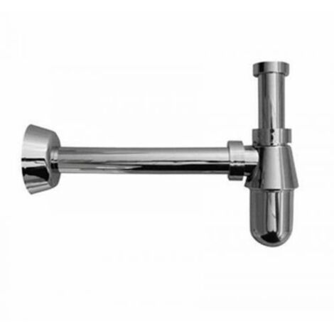 SIFONE A BOTTIGLIA PER LAVABO LAVANDINO BAGNO CROMATO COMPLETO VARIE MIS 11783V 1-1/4" (11784)