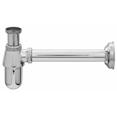 SIFONE A BOTTIGLIA SENZA PILETTA CON CANNA DA CM. 25 1&quot1/4