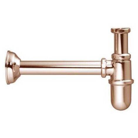 Sifone a bottiglia senza piletta.(DianFlex) Misura: 1"1/4 Bronzato
