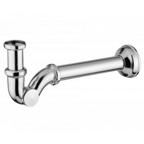 SIFONE A ESSE OTTONE CROMATO SENZA PILETTA 1   FRATELLI GIACOMINI SNC
