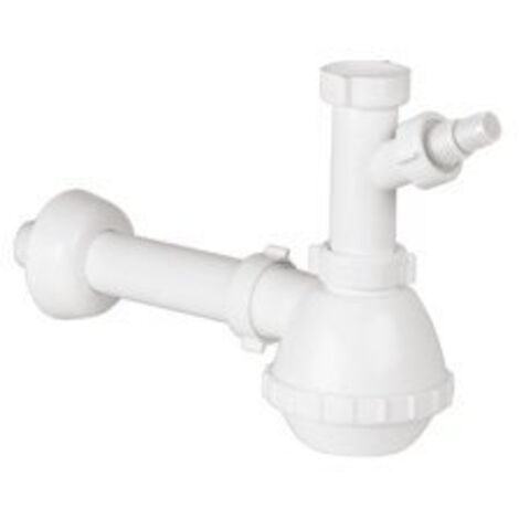 SIFONE A FIASCO PER LAVELLO 1"""1/2X 40/32MM POLIPROPILENE