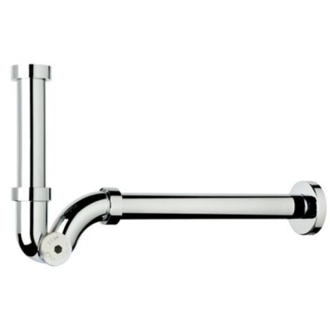 SIFONE A &quotS&quot ABS CON PARTICOLARI SIMIL-OTTONE 1&quot1/4 x 32