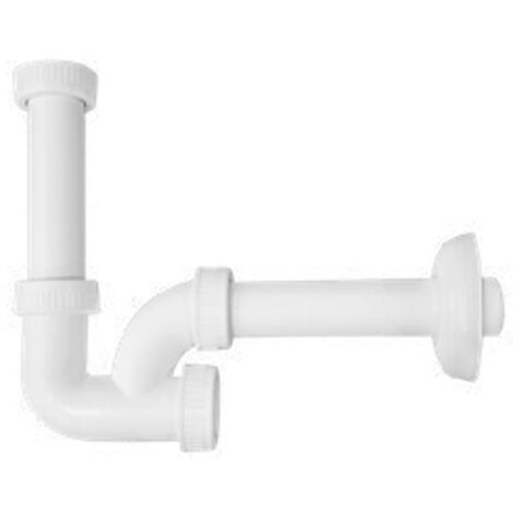 SIFONE A U ISPEZIONABILE PER LAVABO/BIDET 1'1/4 X 32MM POLIPROPILENE CR