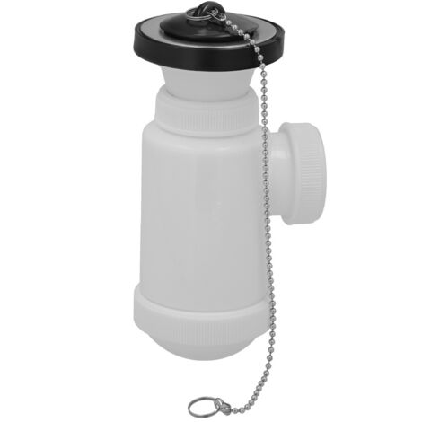 sifone abrisa extensible 1 1/2 con valvola e tappo