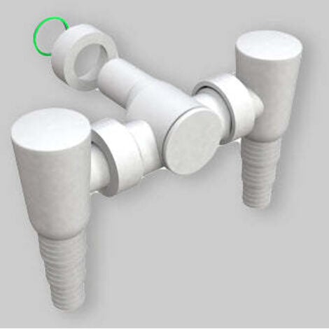 Sifone ad innesto in abs con doppio attacco di scarico lavatrice/lavastoviglie 1" BONOMINI
