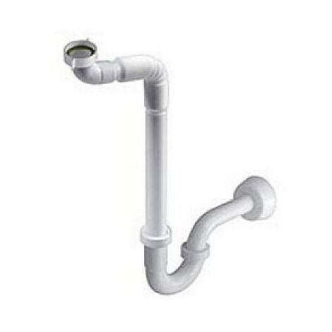SIFONE CON BRACCIO FLESSIBILE PER LAVABI RECLINABILI 1&quot 1/4 x 32