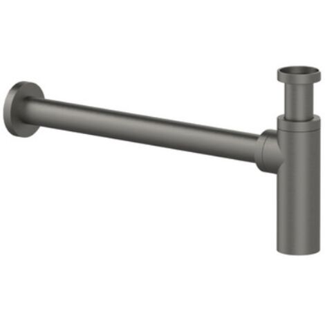 SIFONE D'ARREDO TONDO 1" 1/4 Nero Opaco REMER