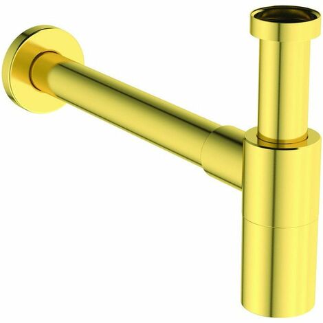 Sifone design IDS 75mm oro spazzolato